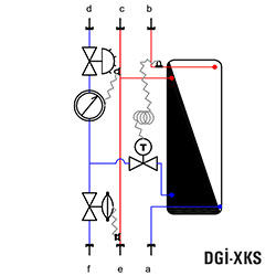DGİ-XKS bağlantı şeması